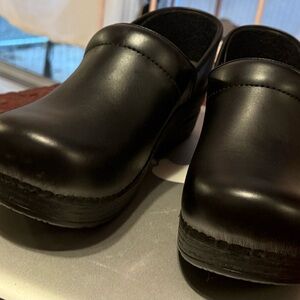 Dansko Women's Black Slip-On Clogs